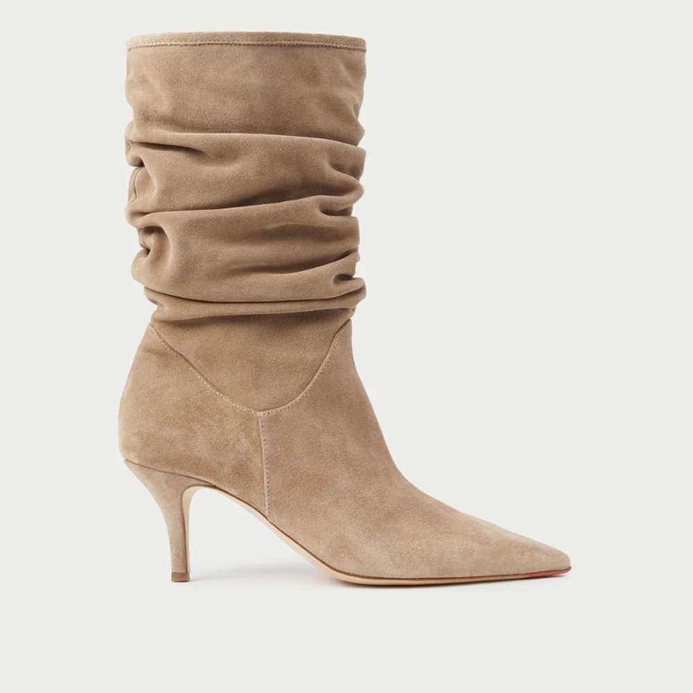 Mavette Vivian Boot Neutral Suede size 41